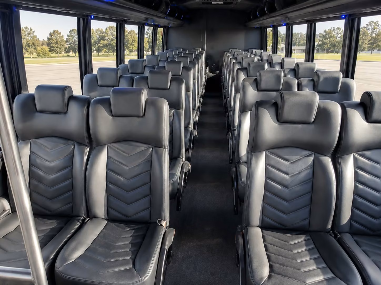 15 passenger minibus inside