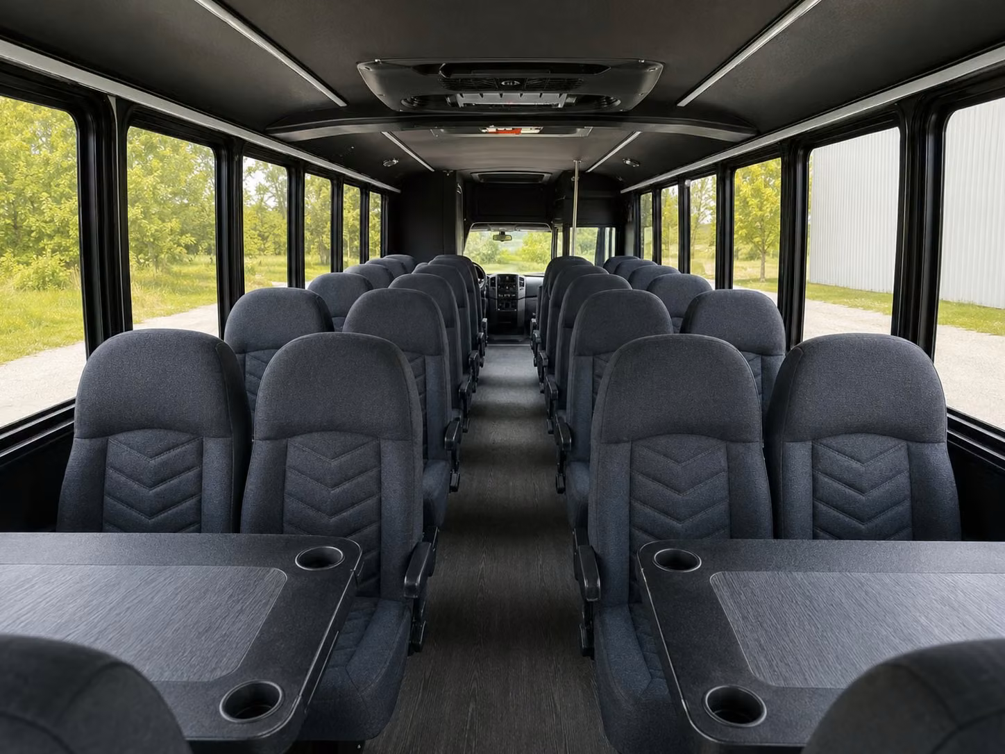 20 passenger minibus inside