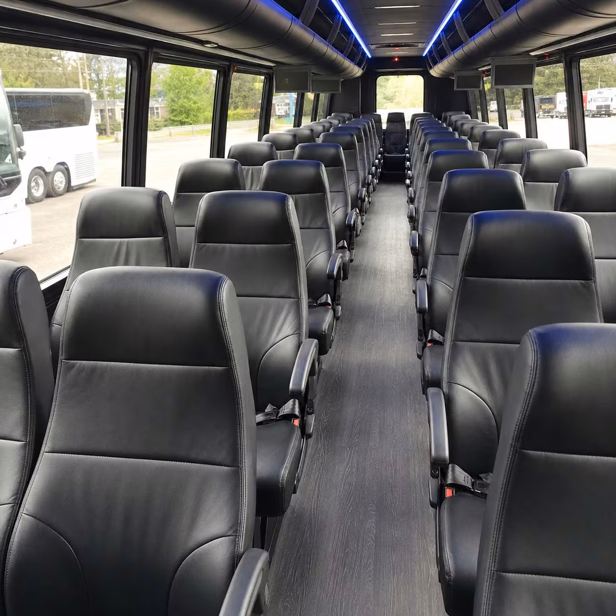 28 passenger minibus inside