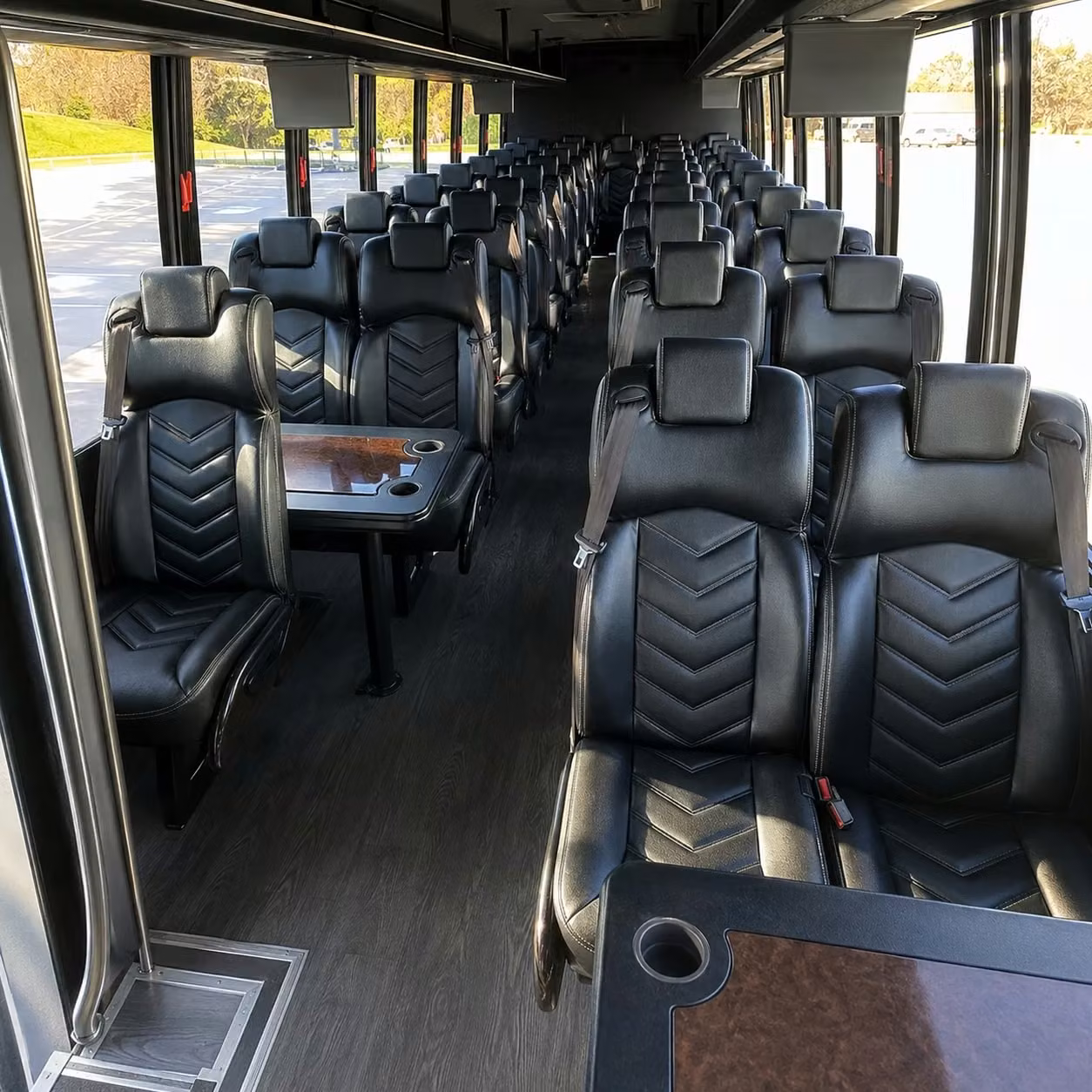 30 passenger minibus inside