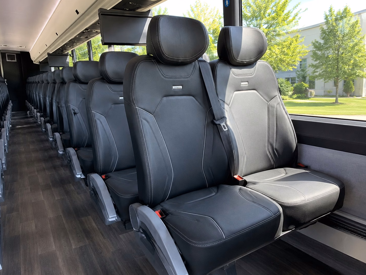round rock charter bus rental inside