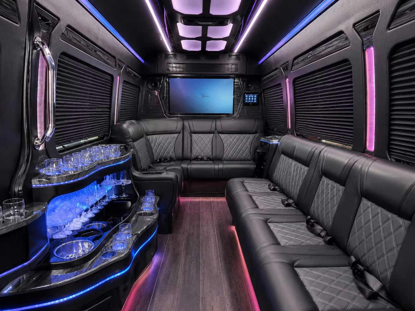 sprinter vans and luxury limo vans for intimate round rock prom groups